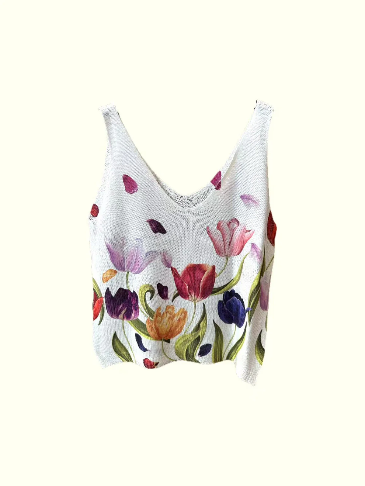 Flowery Knit top | Top fra Atelier C - Image 2