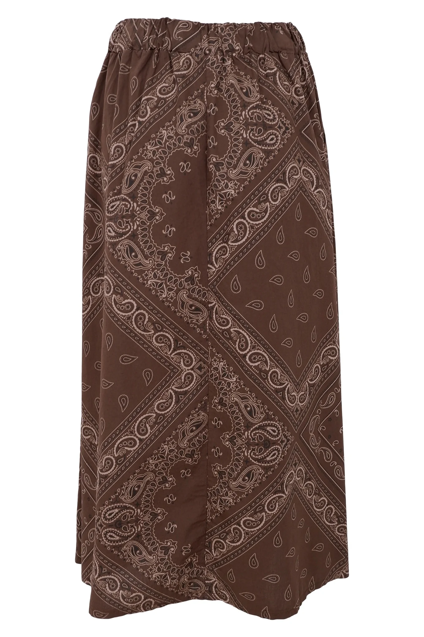 Abbie Skirt | Coffee Paisley | Nederdel fra Black Colour - Image 2