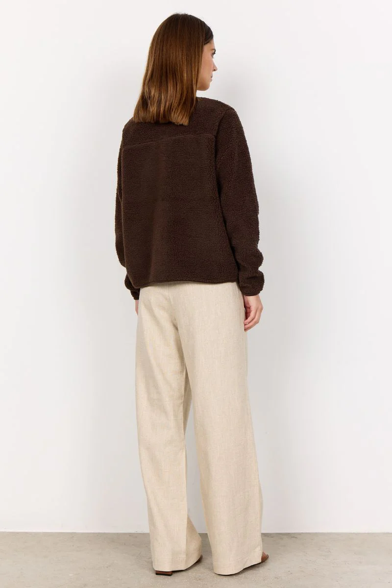 Ada Teddy Jacket | Brun | Jakke fra French Laundry - Image 10