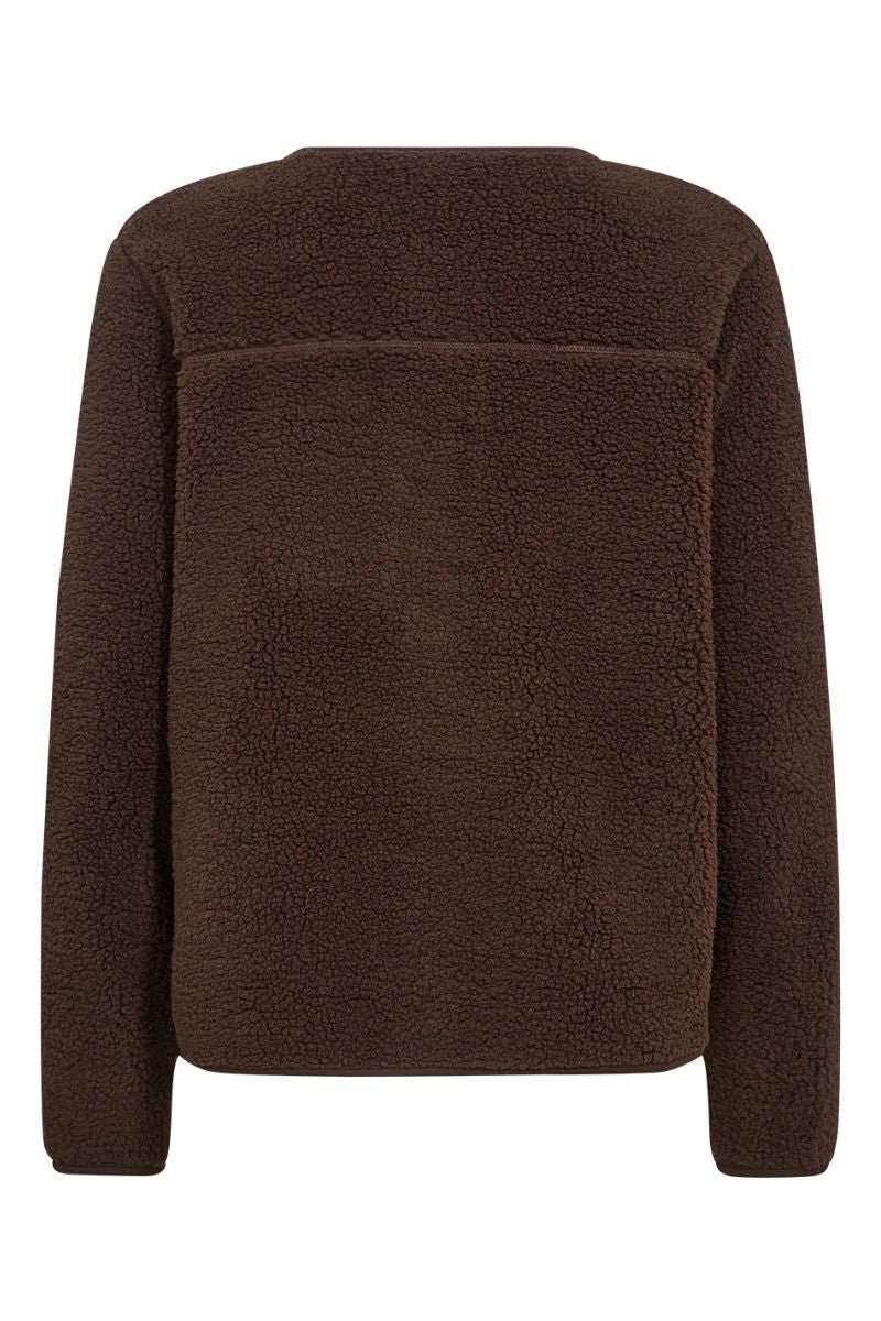 Ada Teddy Jacket | Brun | Jakke fra French Laundry - Image 8