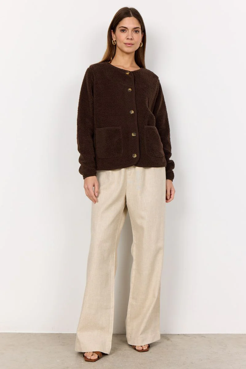 Ada Teddy Jacket | Brun | Jakke fra French Laundry - Image 9