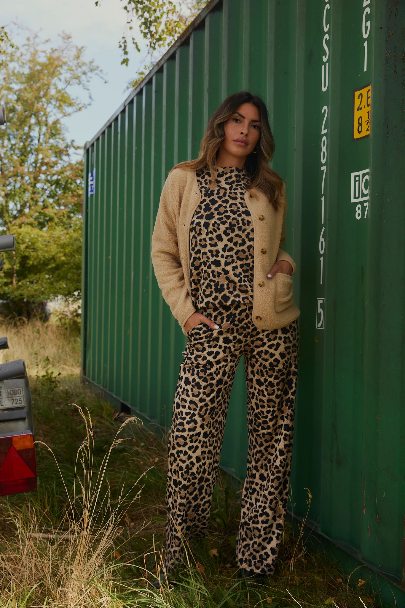 Ada Teddy Jacket | Sand | Jakke fra French Laundry - Image 3