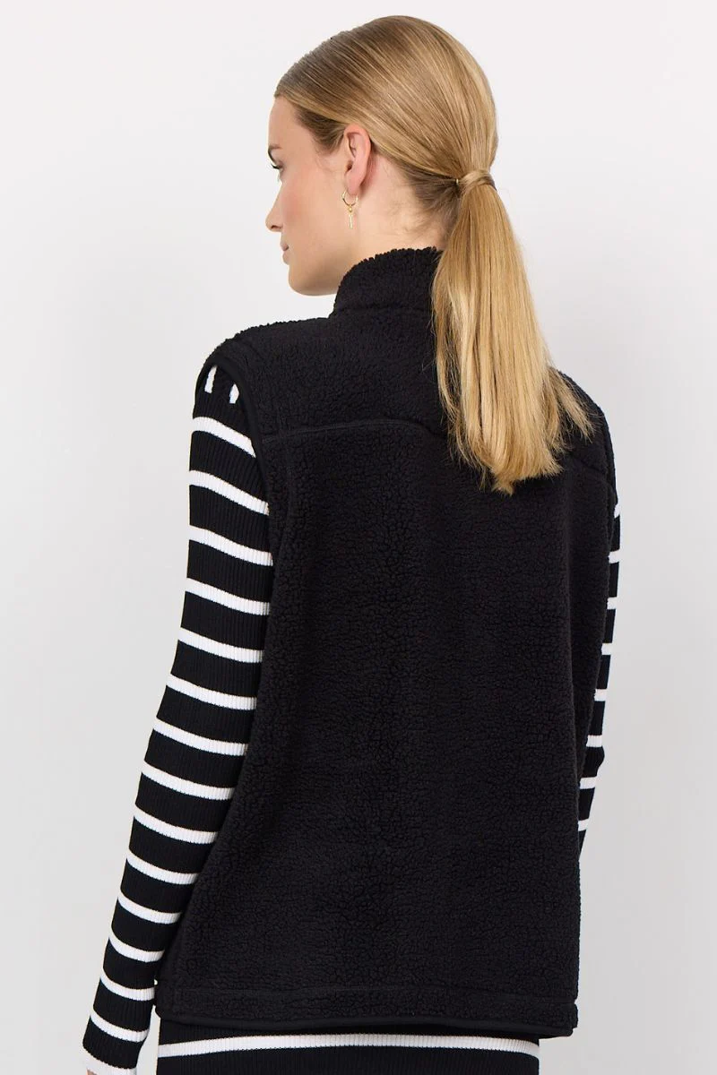 Ada Waistcoat | Sort | Teddy vest fra French Laundry - Image 10