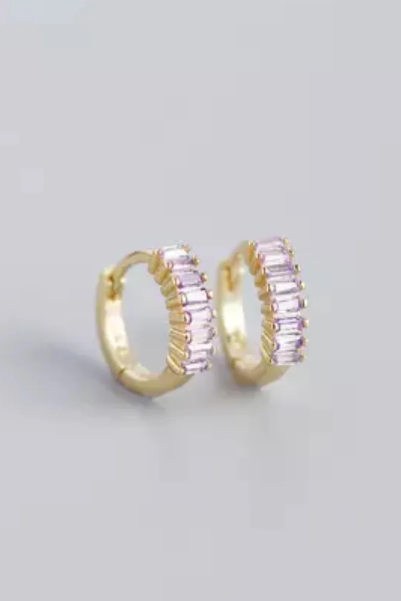 Aimi Earrings | Forgyldt/Lilla | Ørering fra Birdsong - Image 3