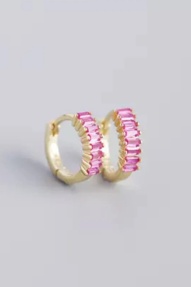 Aimi Earrings | Forgyldt/Pink | Ørering fra Birdsong - Image 4