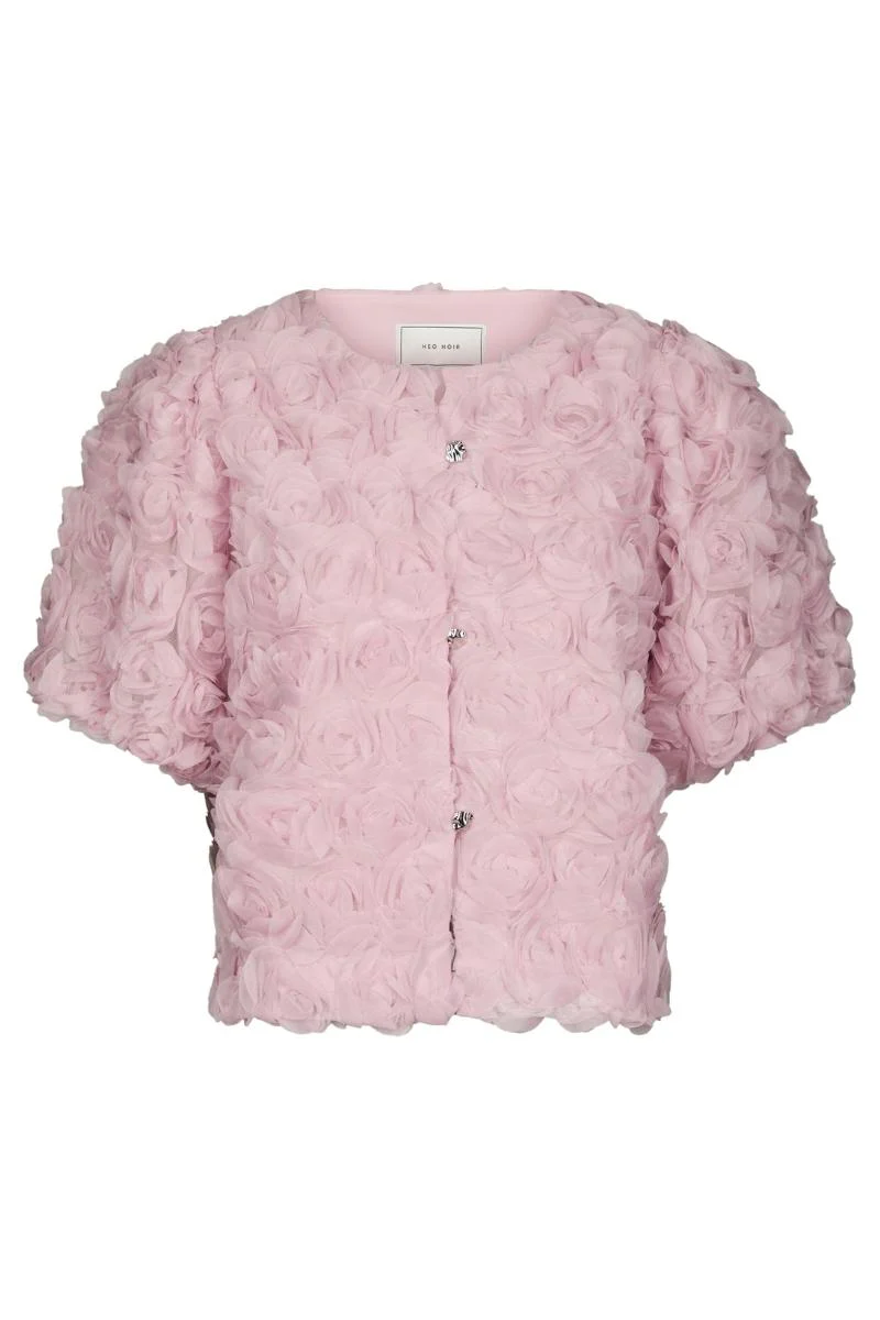 Aisa Flower Blouse | Rose | Bluse fra Neo Noir - Image 2