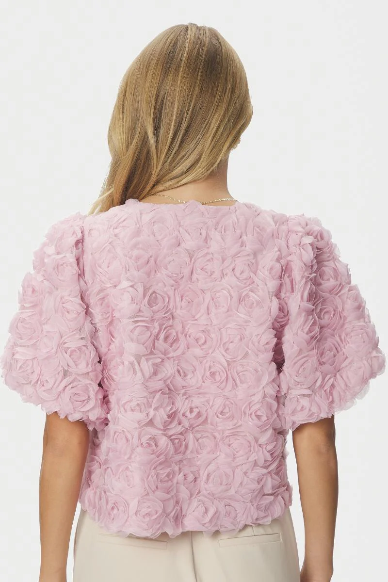 Aisa Flower Blouse | Rose | Bluse fra Neo Noir - Image 6