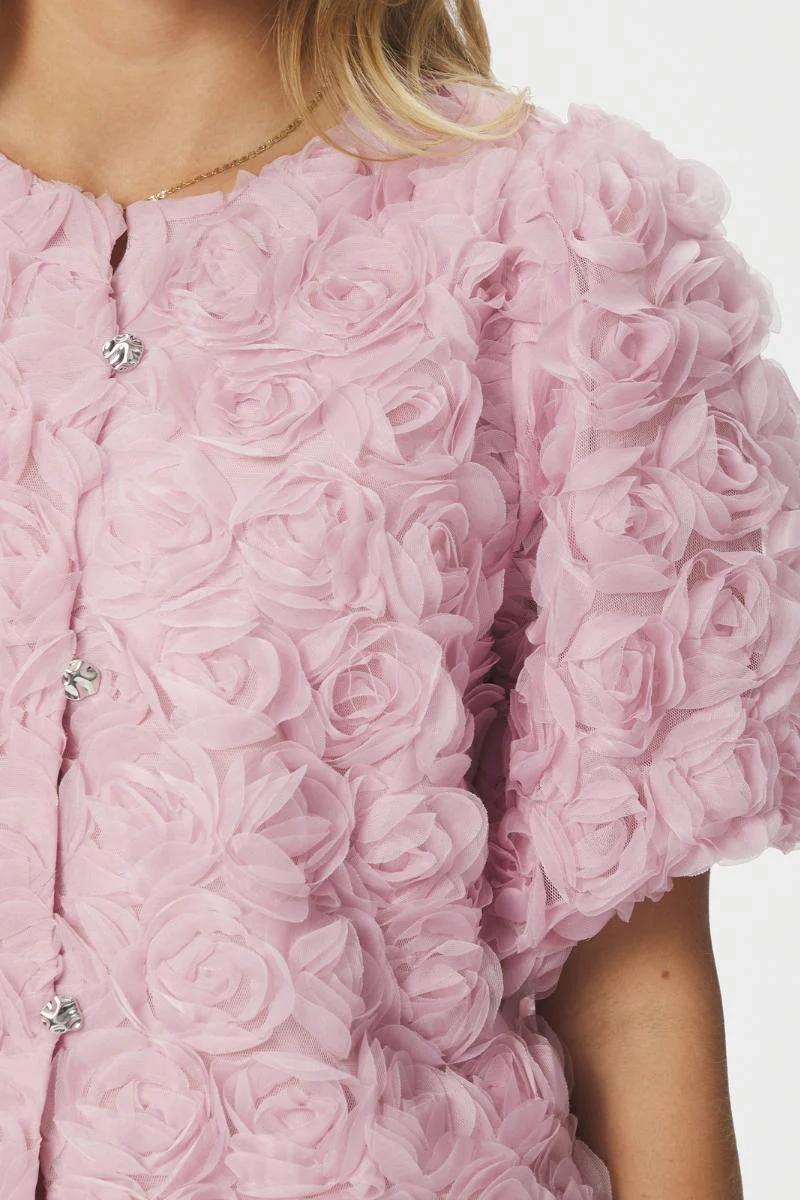 Aisa Flower Blouse | Rose | Bluse fra Neo Noir - Image 8