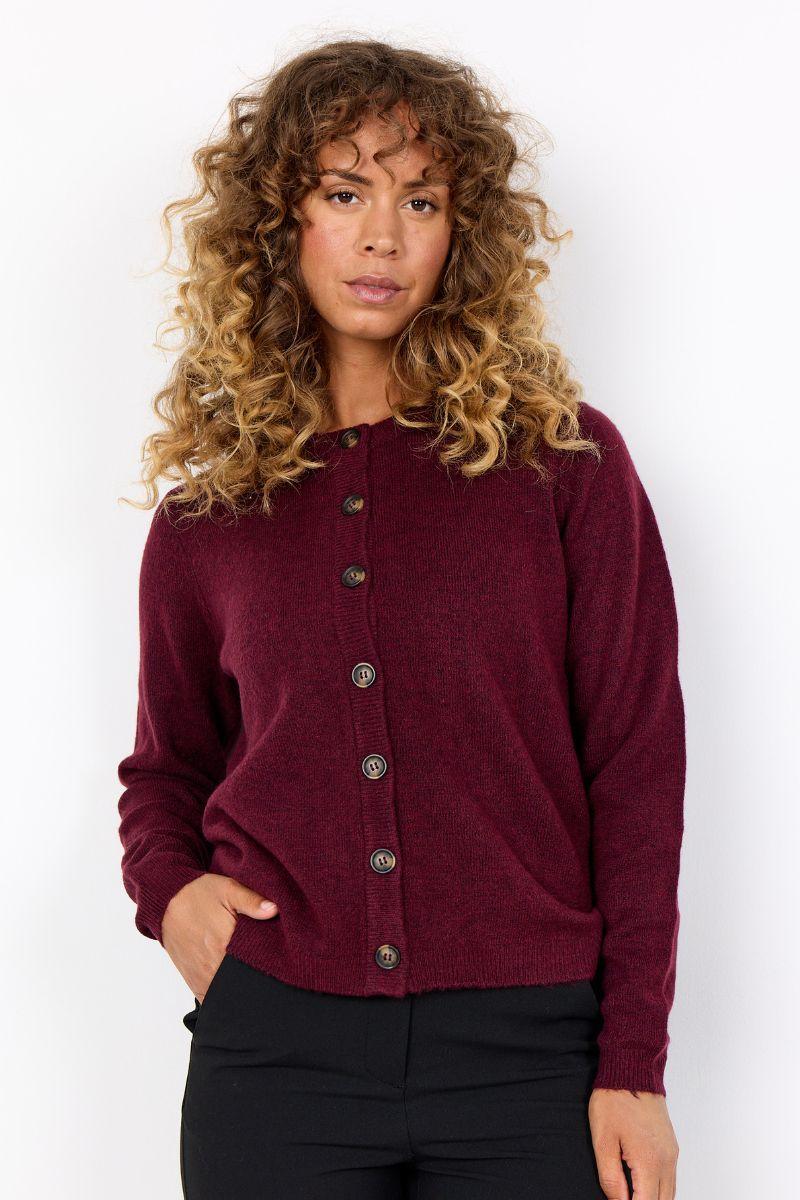 Alice Cardigan | Bordeaux | Strik fra Statebird - Image 2