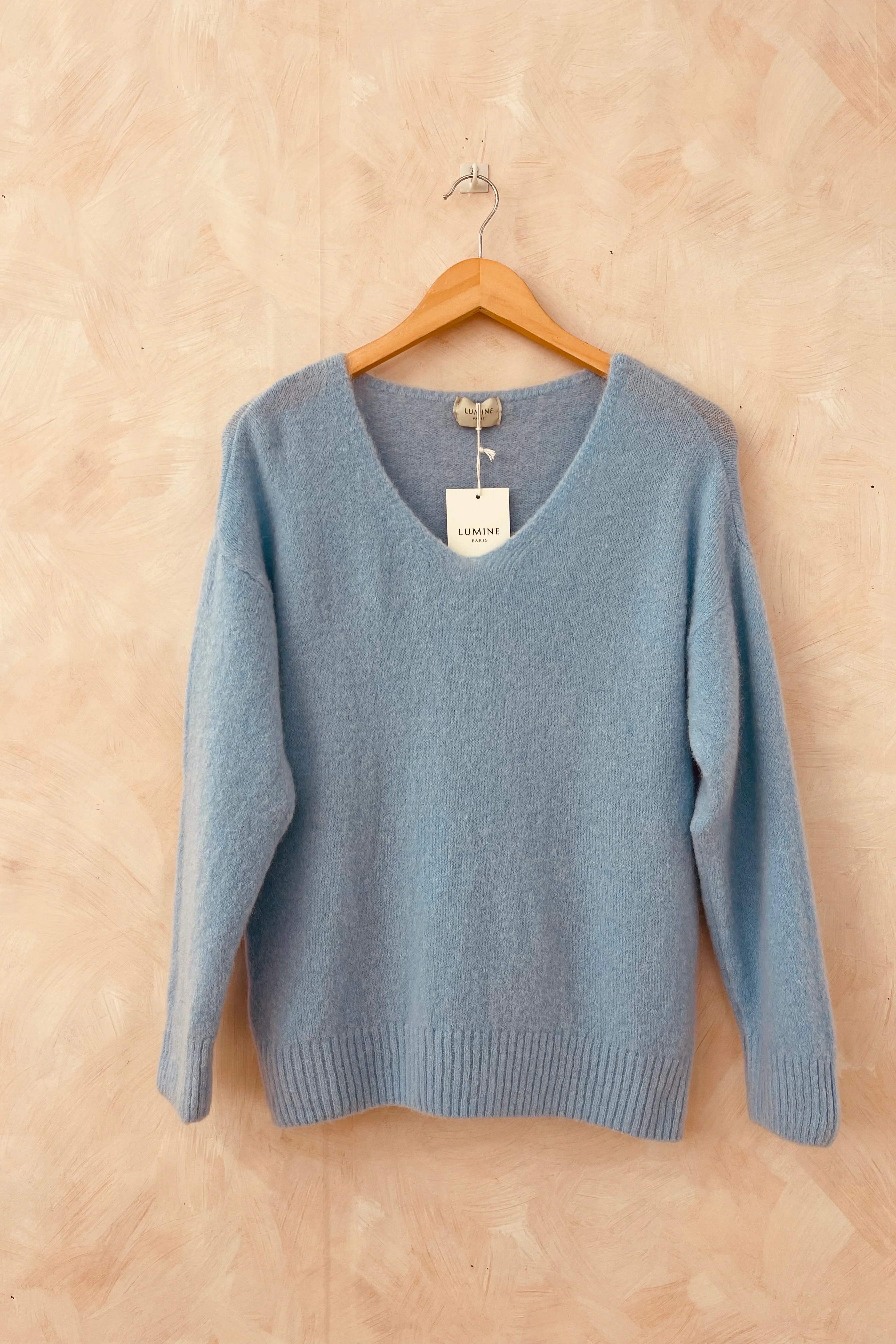 Allie Alpaca knit | Blå | Strik fra Atelier C - Image 2