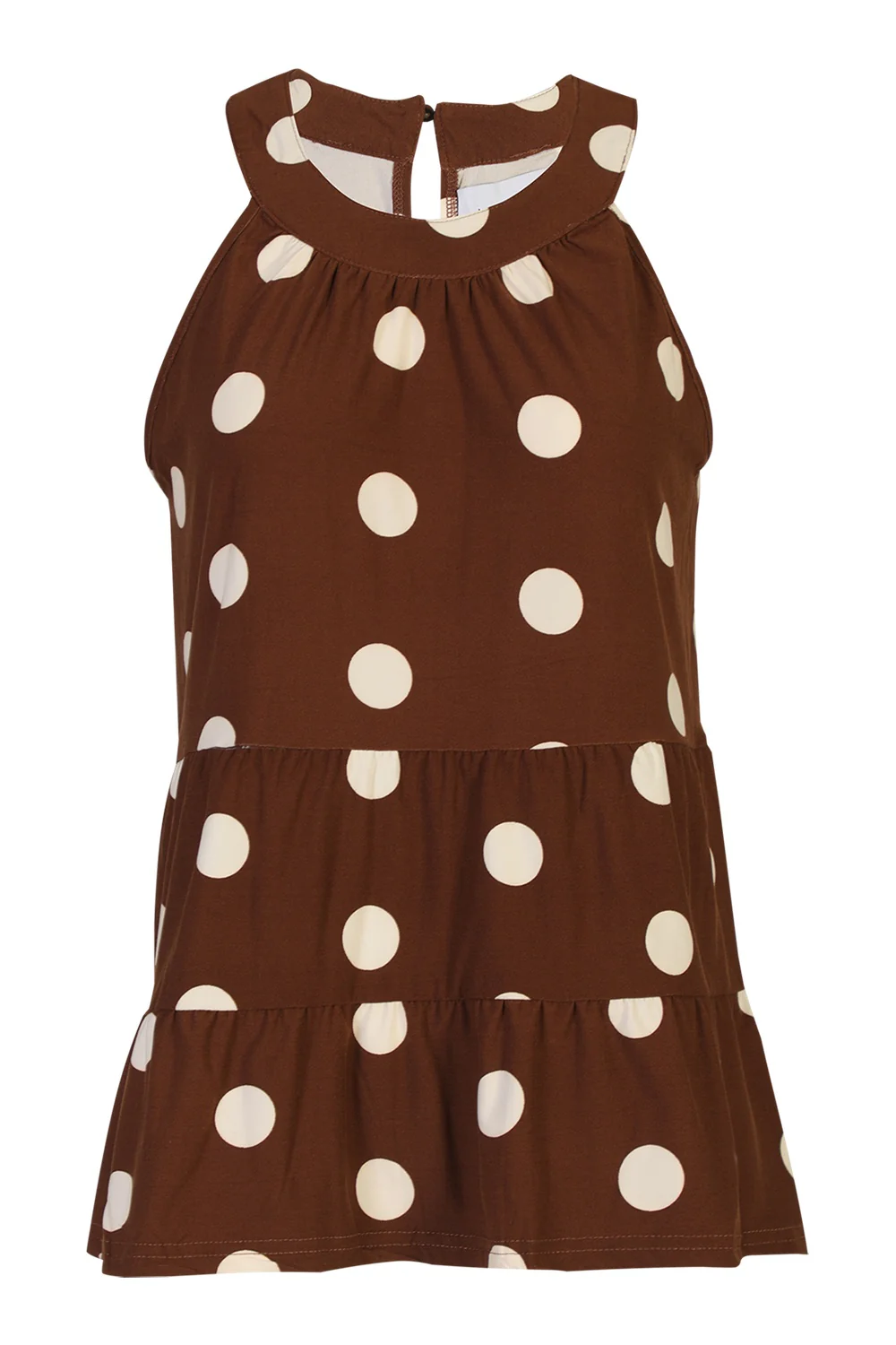 Alma Anni Top | Brown Creme Dot | Bluse fra Liberté - Image 2