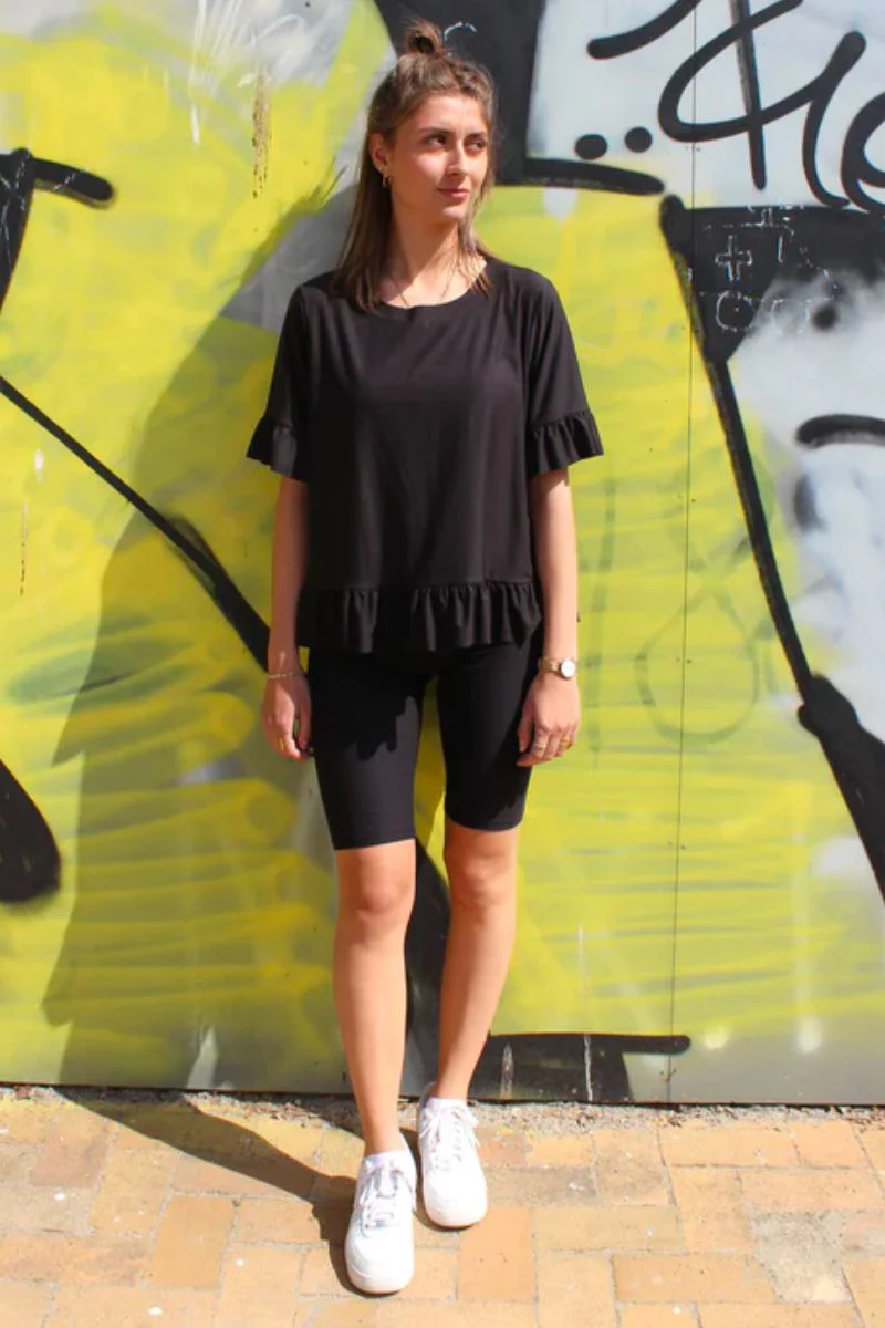 Alma Bicycle Shorts | Black | Shorts fra Liberté - Image 3