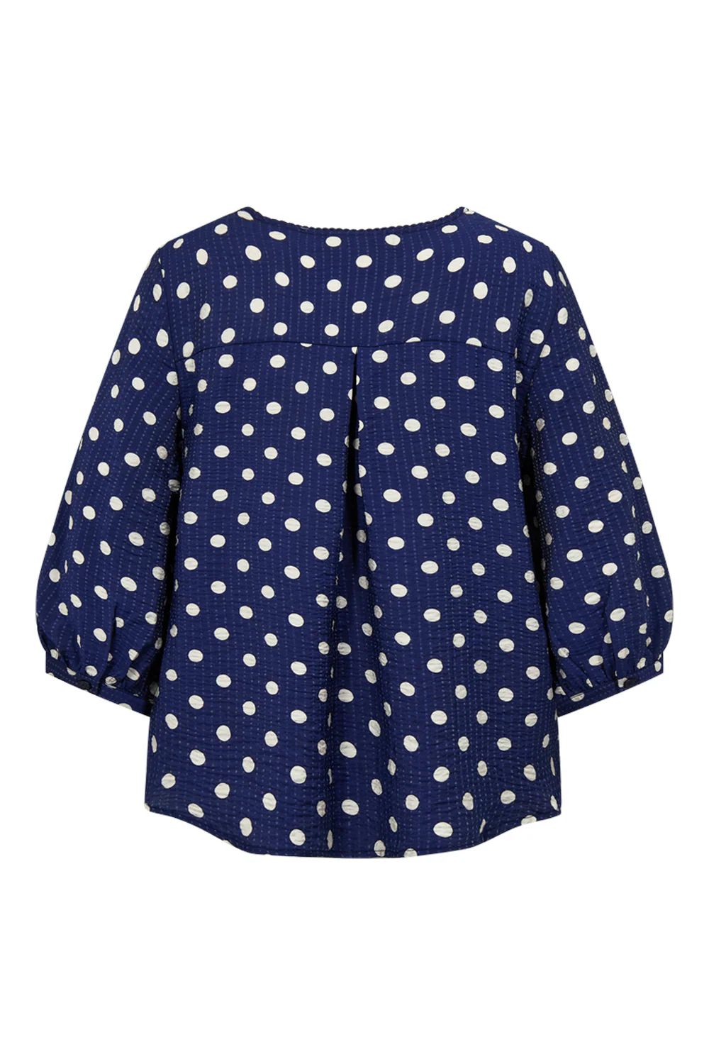 Alma Blouse 207683 | Navy Blazer W. Moonbeam | Bluse fra Freequent - Image 2