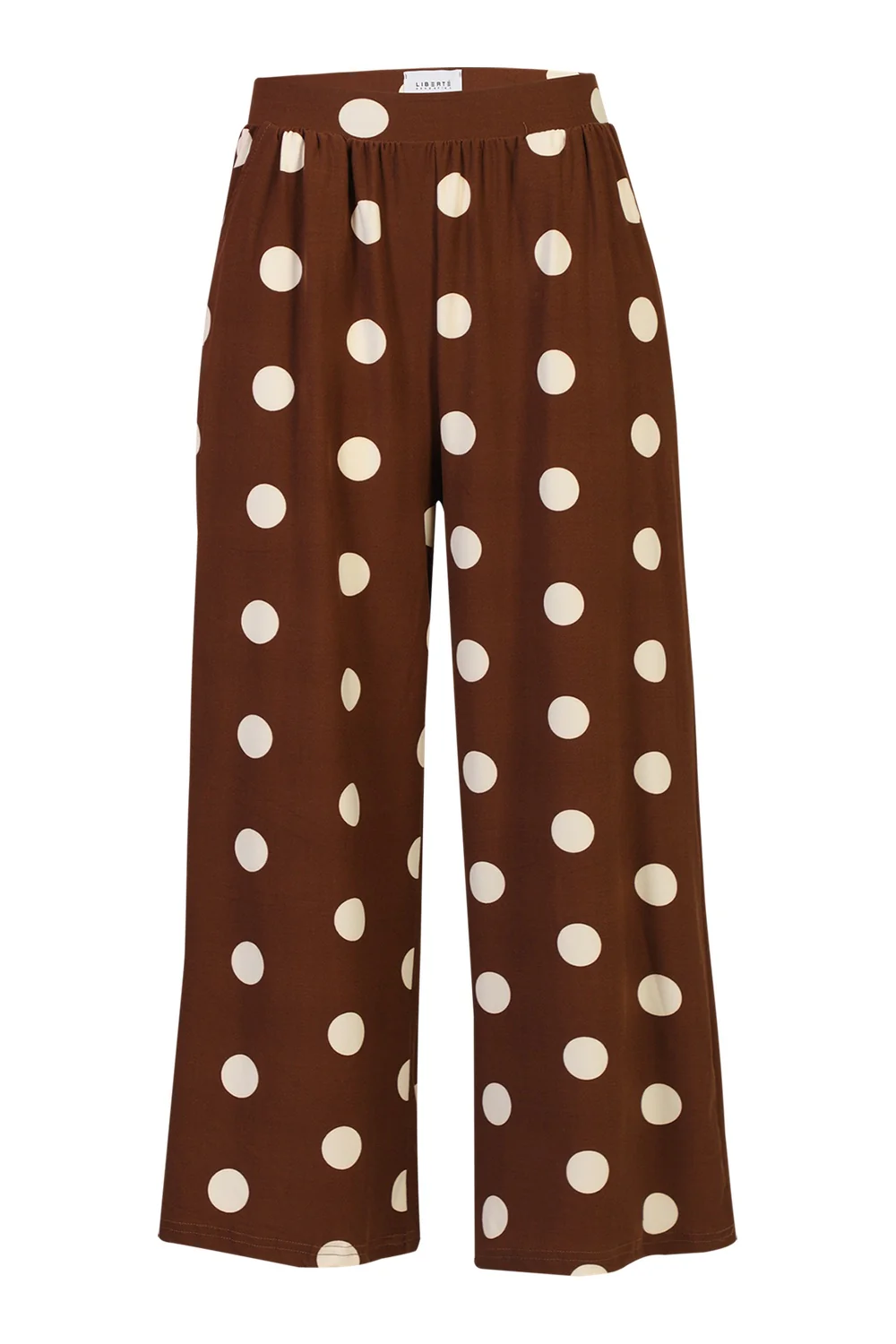 Alma Culotte Pants | Brown Creme Dot | Bukser fra Liberté - Image 2