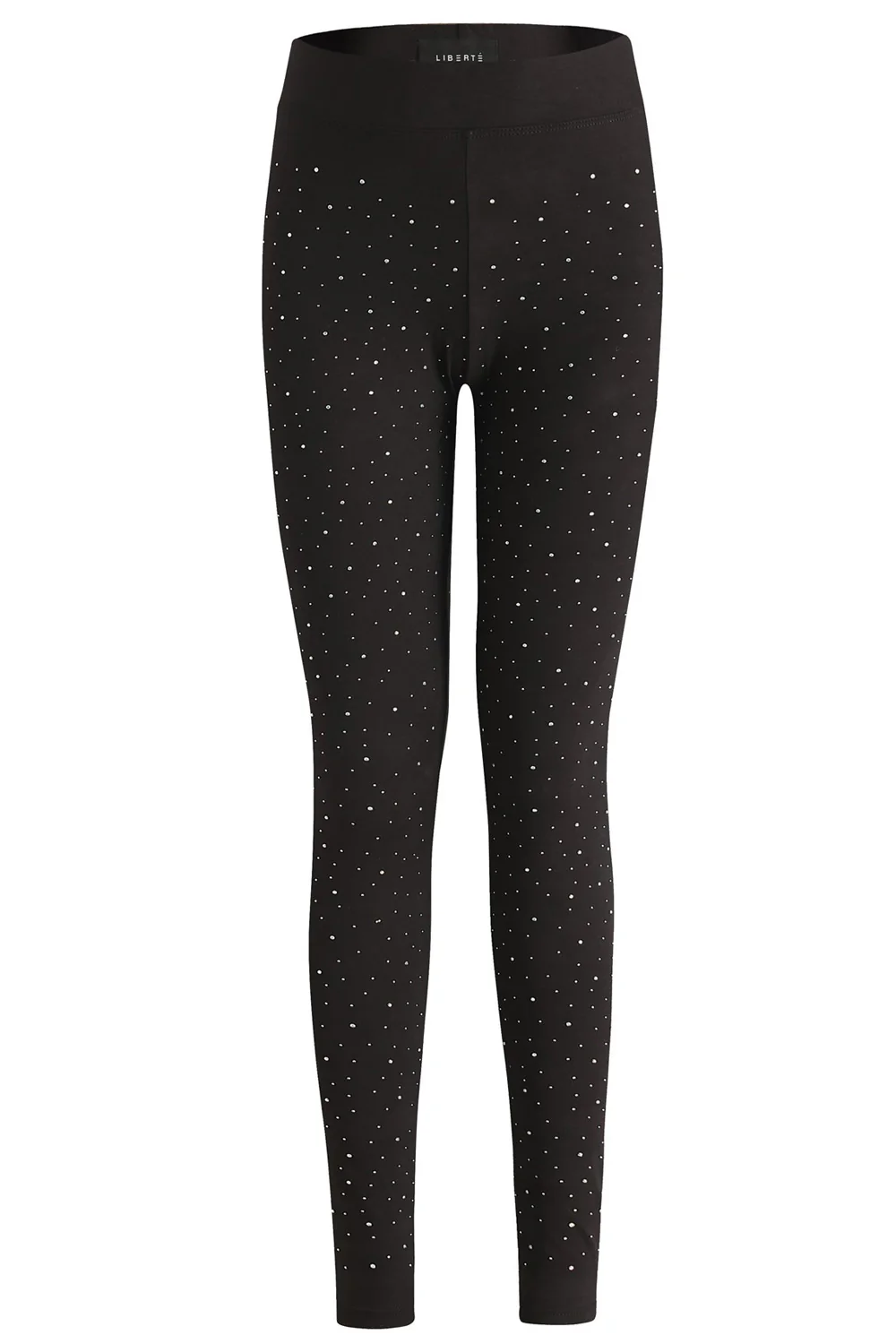 Alma Leggings | Black Simili (klare sten) | Leggings fra Liberté