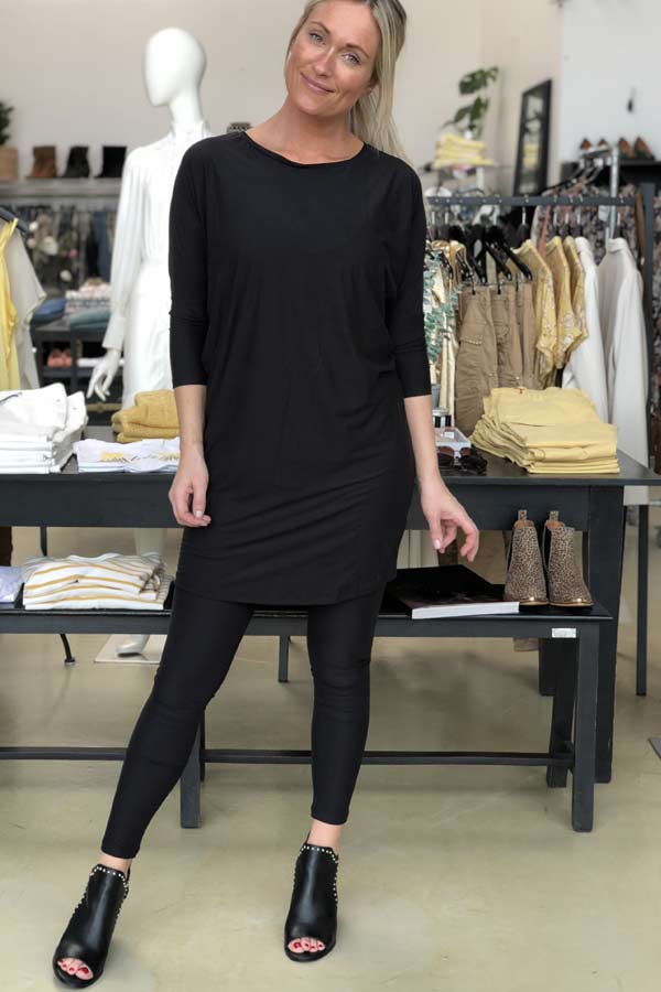 Alma Leggings | Black | Sorte bløde leggings fra Liberté - Image 3