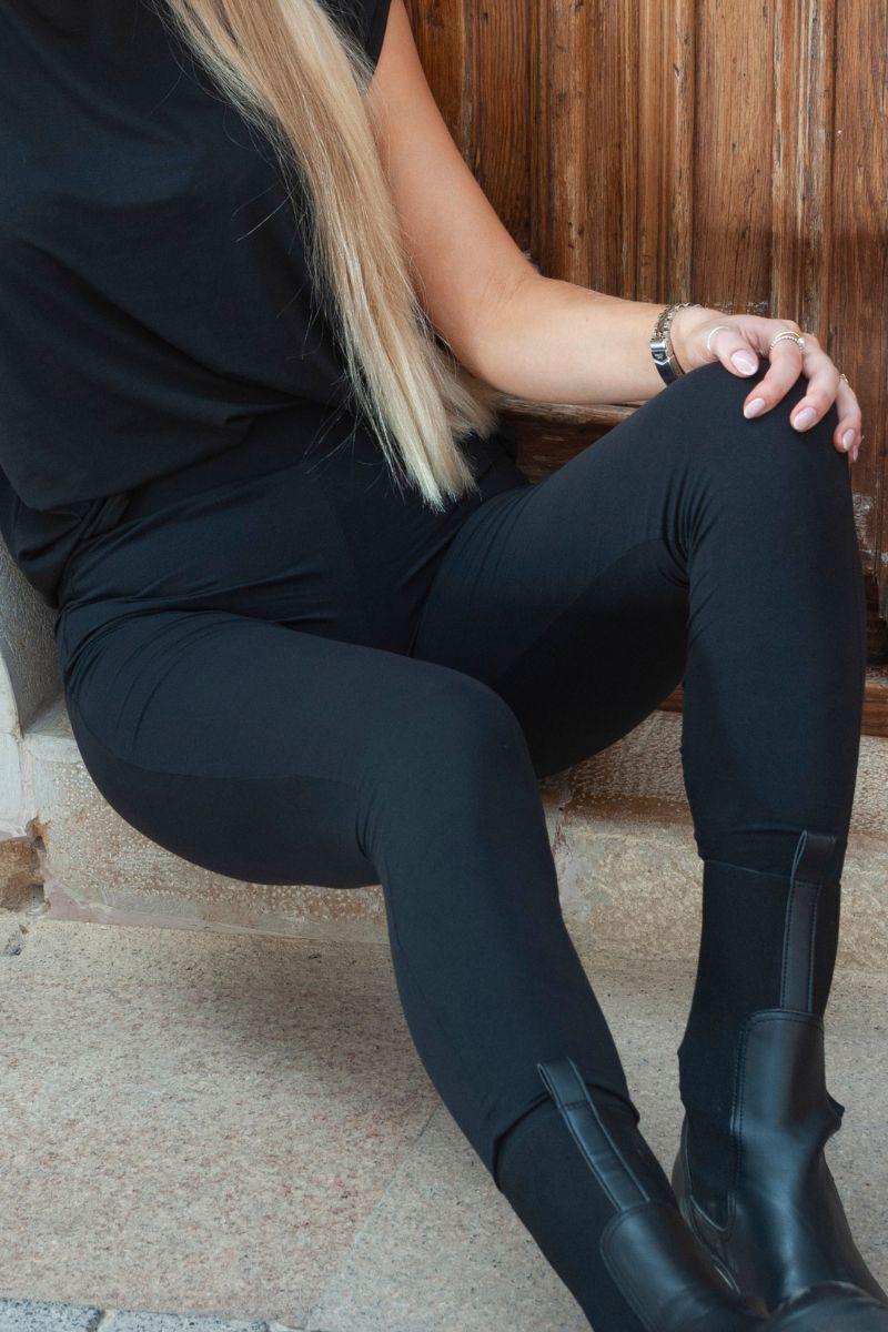 Alma Leggings Fleece  | Black | Fleece leggings fra Liberté - Image 5