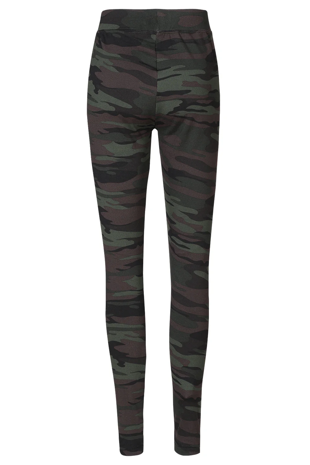 Alma Leggings (Fleece) | Dusty Camo Dark Brown | Leggings fra Liberté - Image 3
