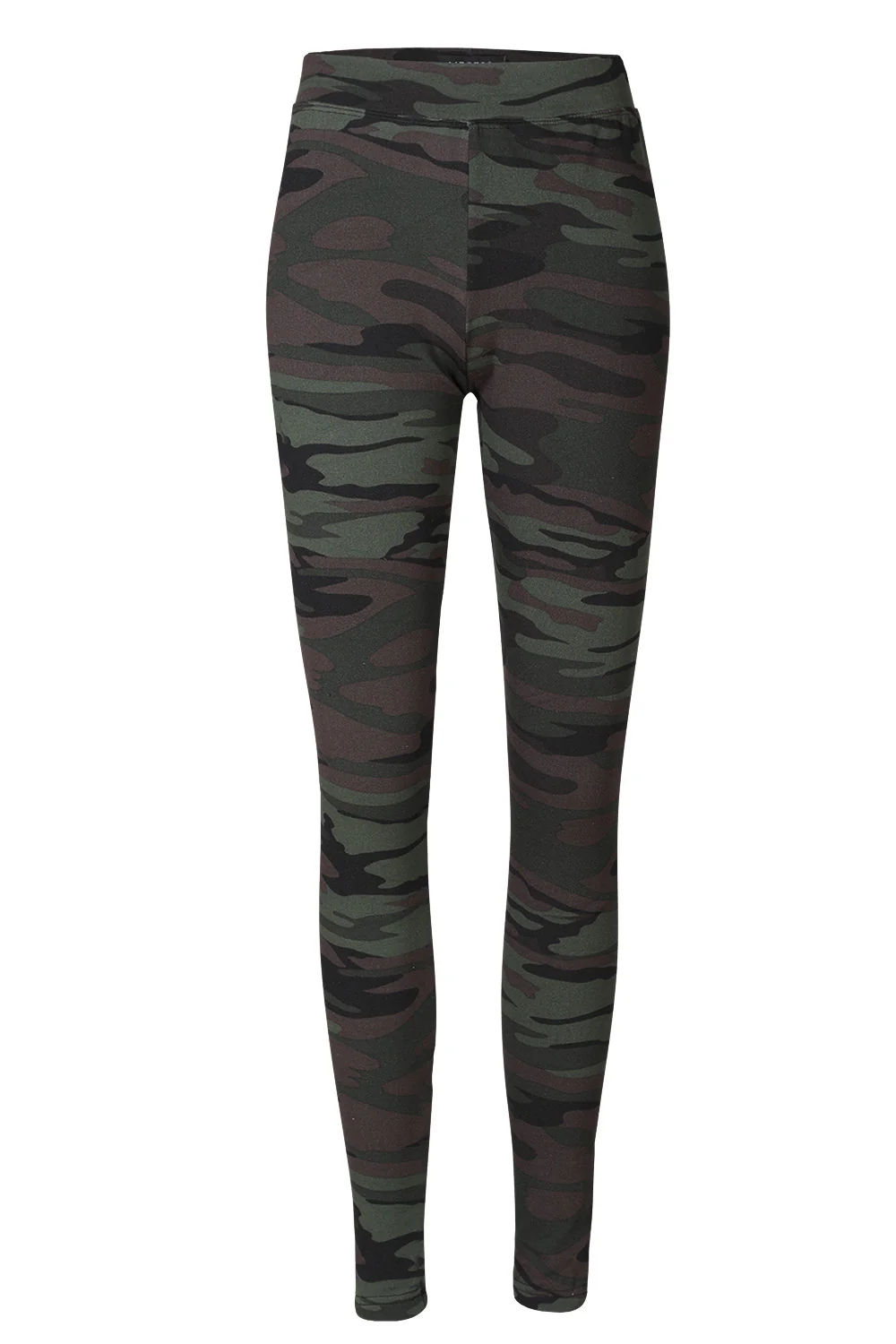 Alma Leggings (Fleece) | Dusty Camo Dark Brown | Leggings fra Liberté - Image 5