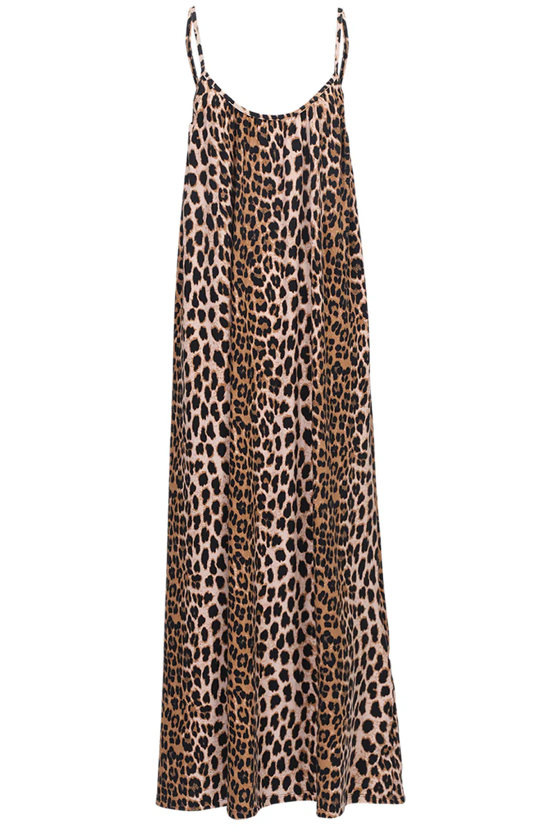 Alma Long Strap Dress | Lux Leo | Kjole fra Liberté - Image 2