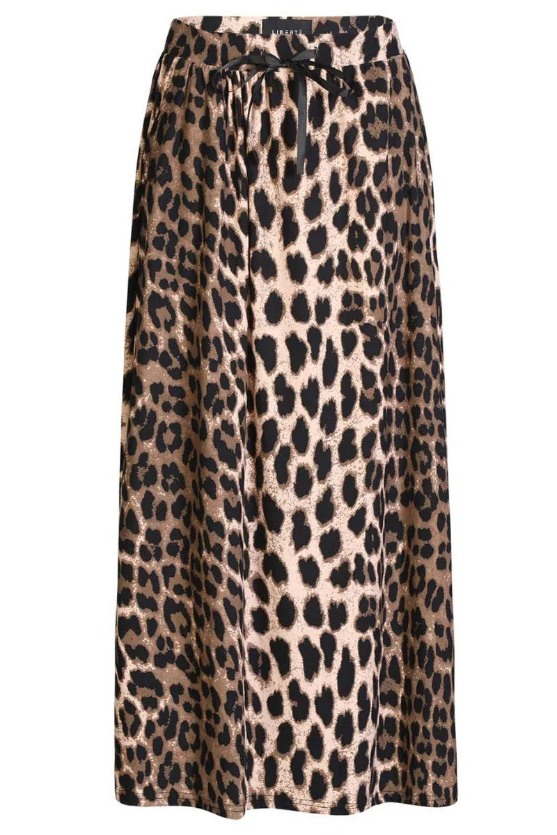 Alma Loose Skirt | Big Lux Leo Fossil | Nederdel fra Liberté - Image 2