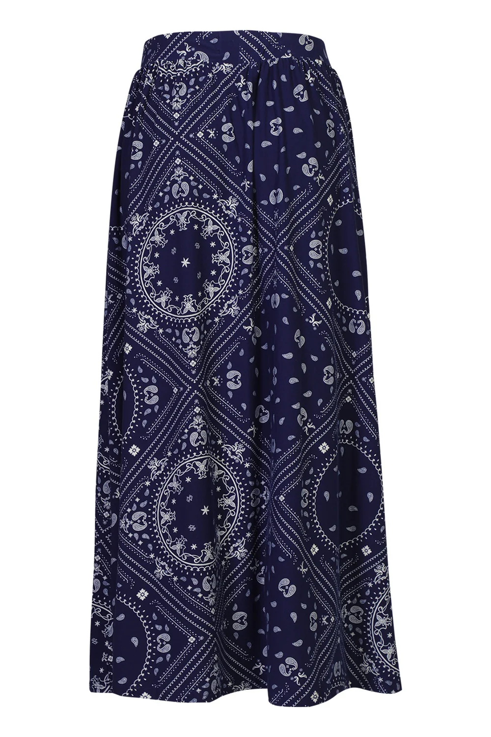 Alma Loose Skirt | Blue Scarf | Nederdel fra Liberté - Image 3
