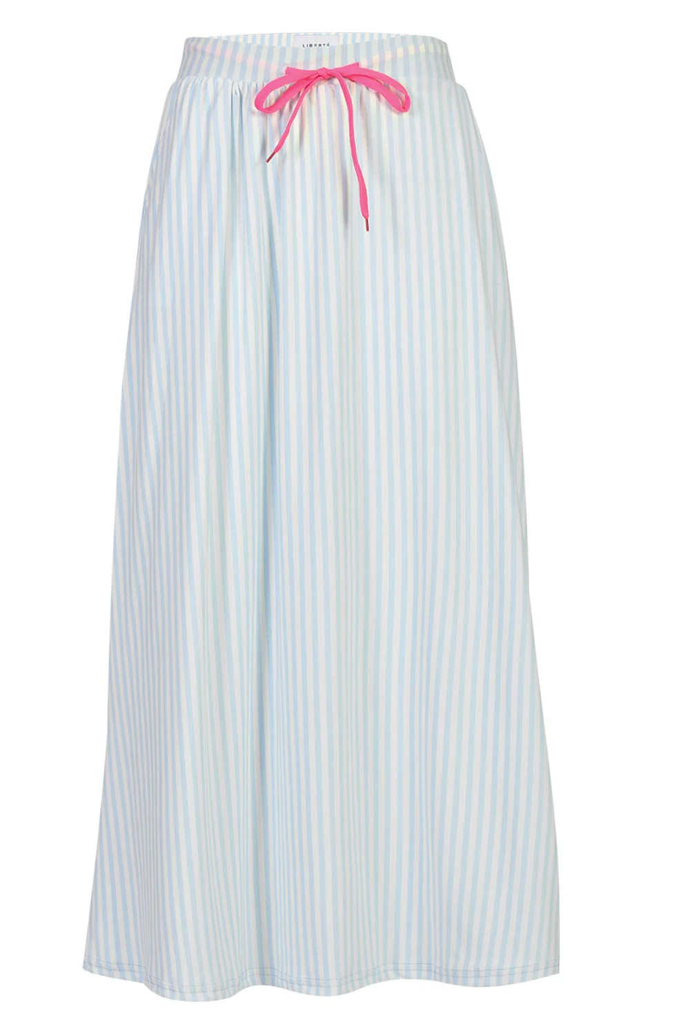 Alma Loose Skirt | L. Blue Creme Small Stripe | Nederdel fra Liberté - Image 3