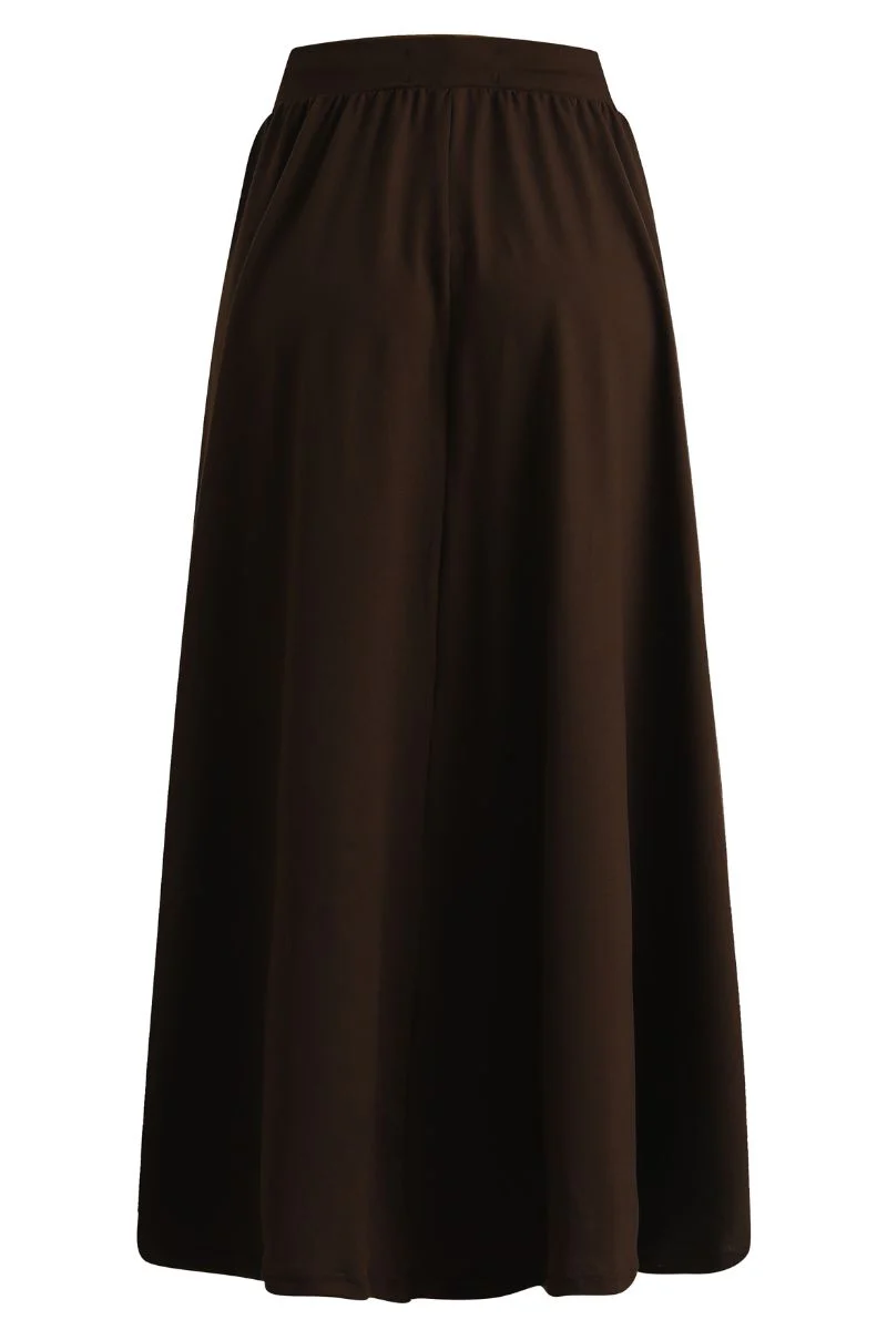 Alma Loose Skirt | Mocca | Nederdel fra Liberté - Image 4