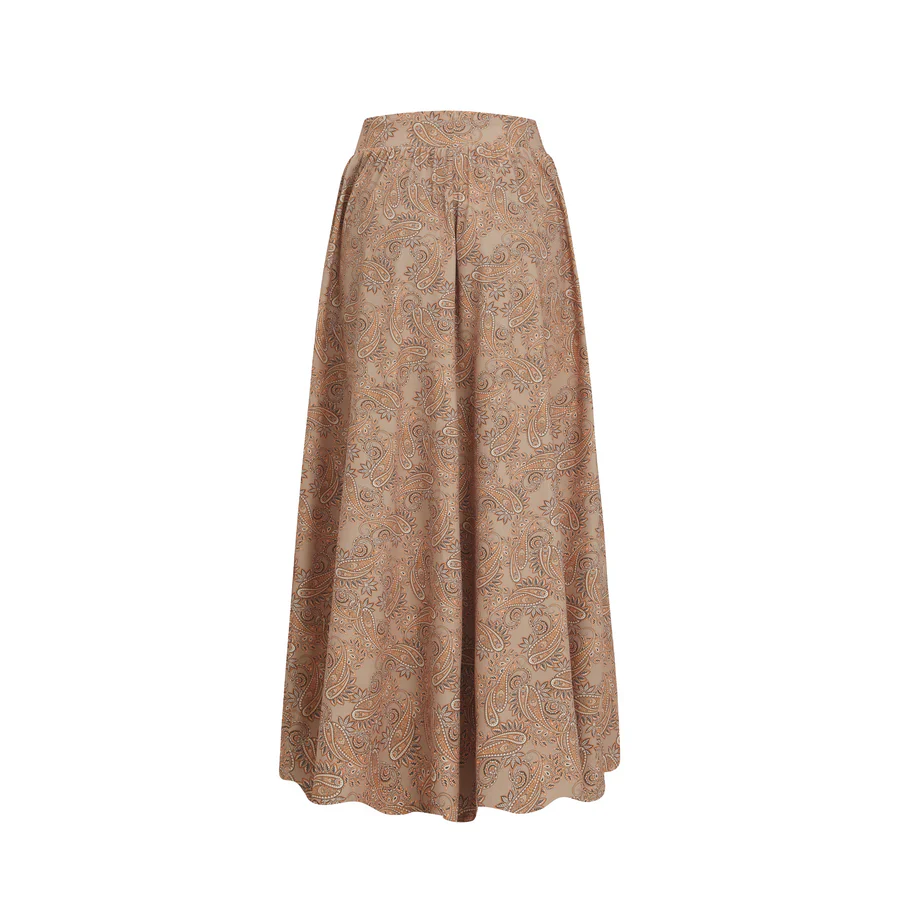 Alma Loose Skirt | Sand Paisley | Nederdel fra Liberté - Image 3