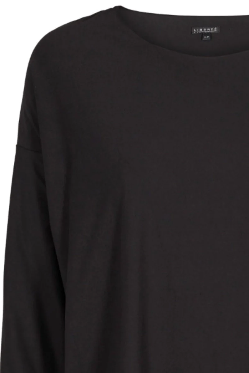 Alma LS Top (Fleece) | Black | Fleece bluse fra Liberté - Image 8