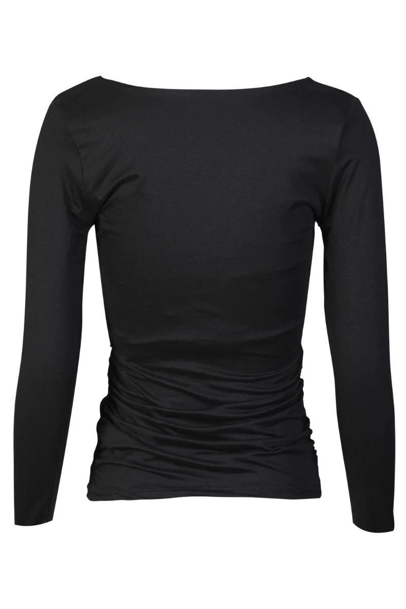 Alma Ls Turn Top | Black | Top fra Liberté - Image 2