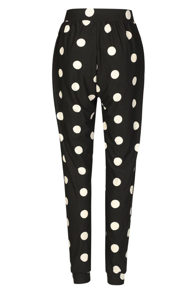 Alma Pants | Black Big Dot | Bukser fra Liberté - Image 4