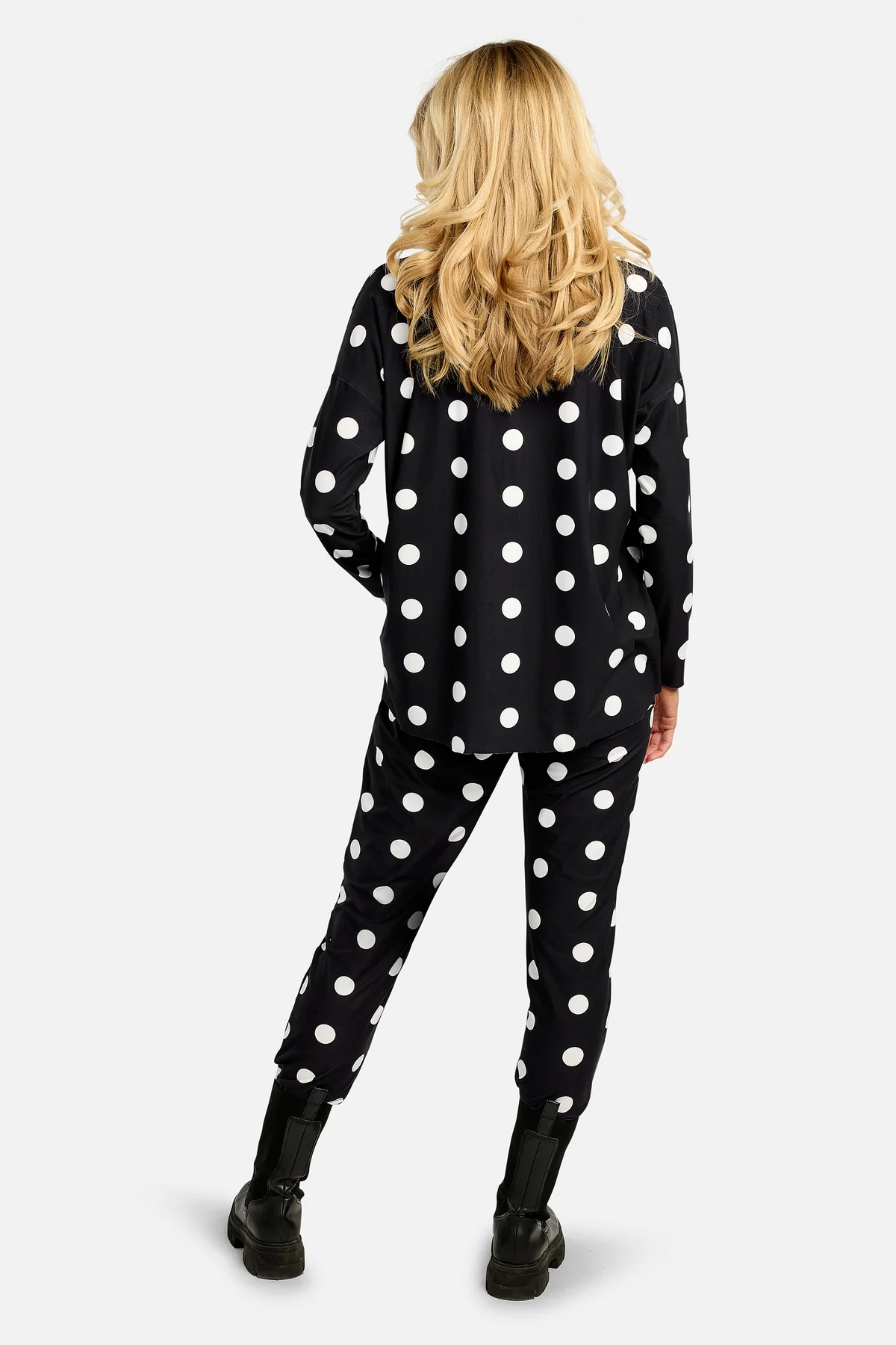 Alma Pants | Black Big Dot | Bukser fra Liberté - Image 6