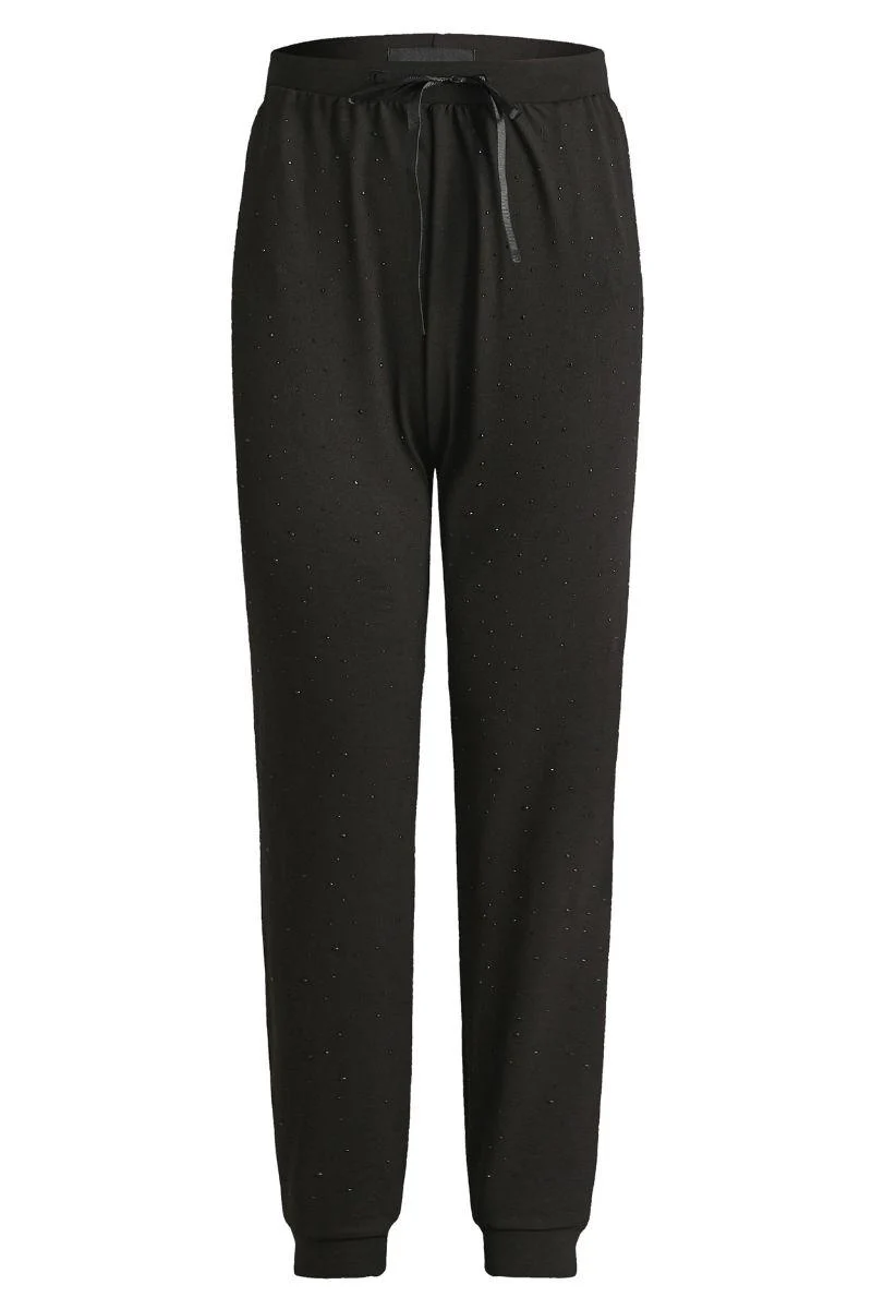 Alma Pants | Black Black Simili (sorte sten) | Bukser fra Liberté - Image 2