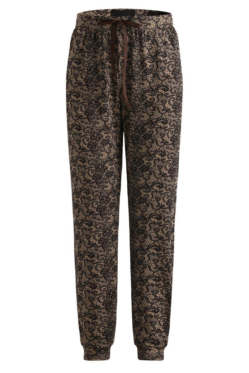 Alma Pants | Mocca Brown Lace | Bukser fra Liberté - Image 2