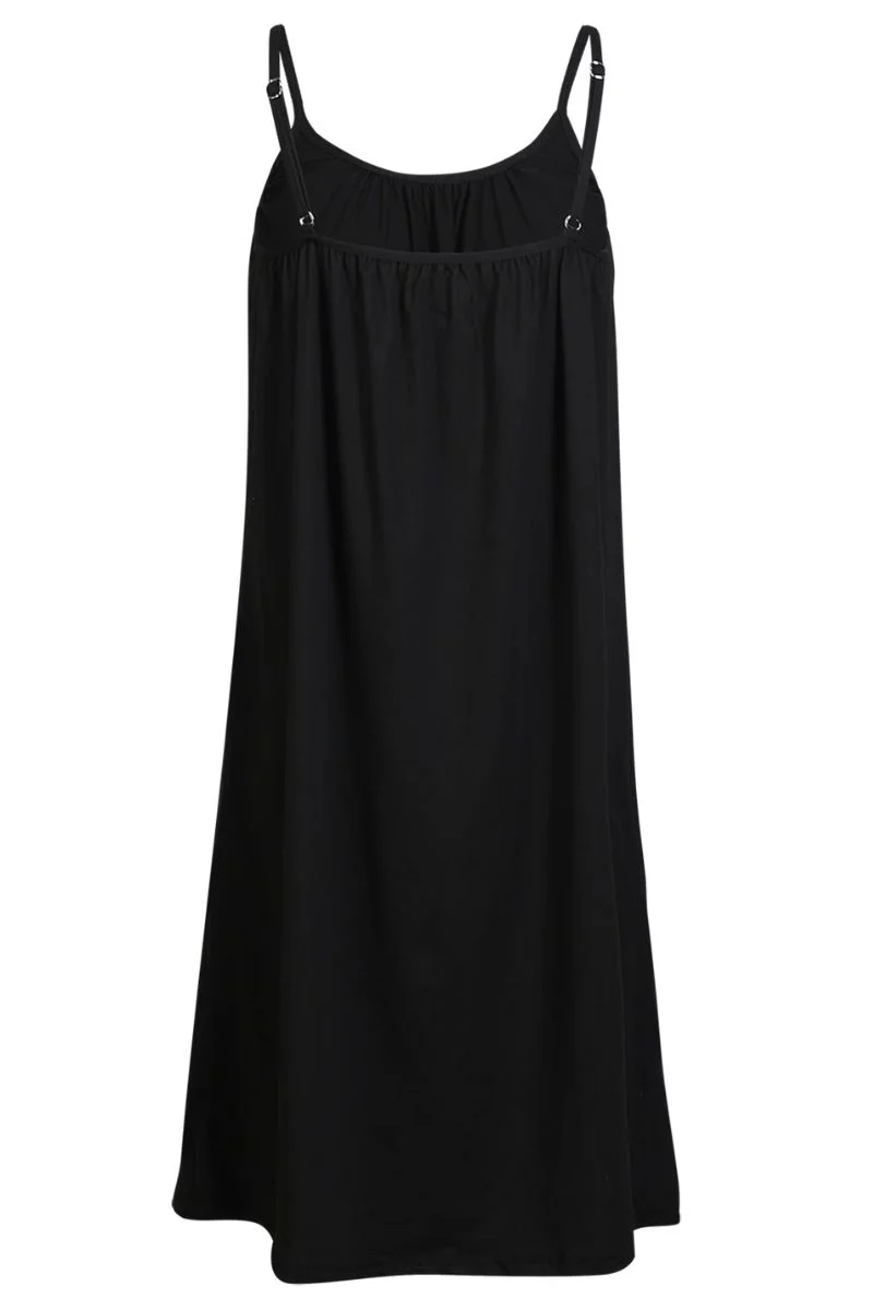 Alma Short Strap Dress | Black | Kjole fra Liberté - Image 4