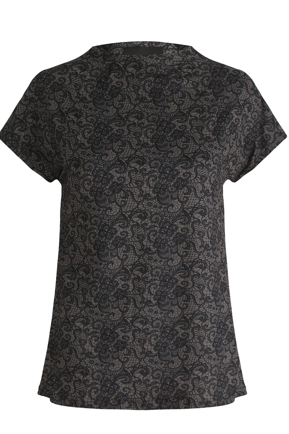 Alma Top | Black Grey Lace | Bluse fra Liberté - Image 3