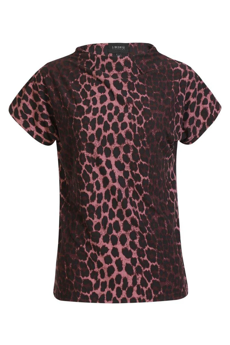 Alma Top | Bordeaux Lux Leo | Top fra Liberté - Image 2