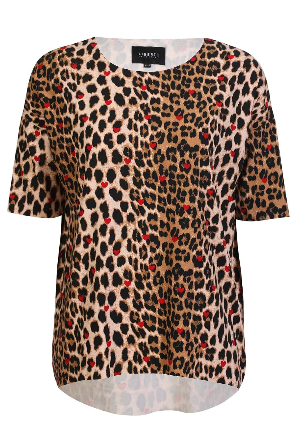 Alma Tshirt | Lux Leo Red Heart | TShirt fra Liberté - Image 2