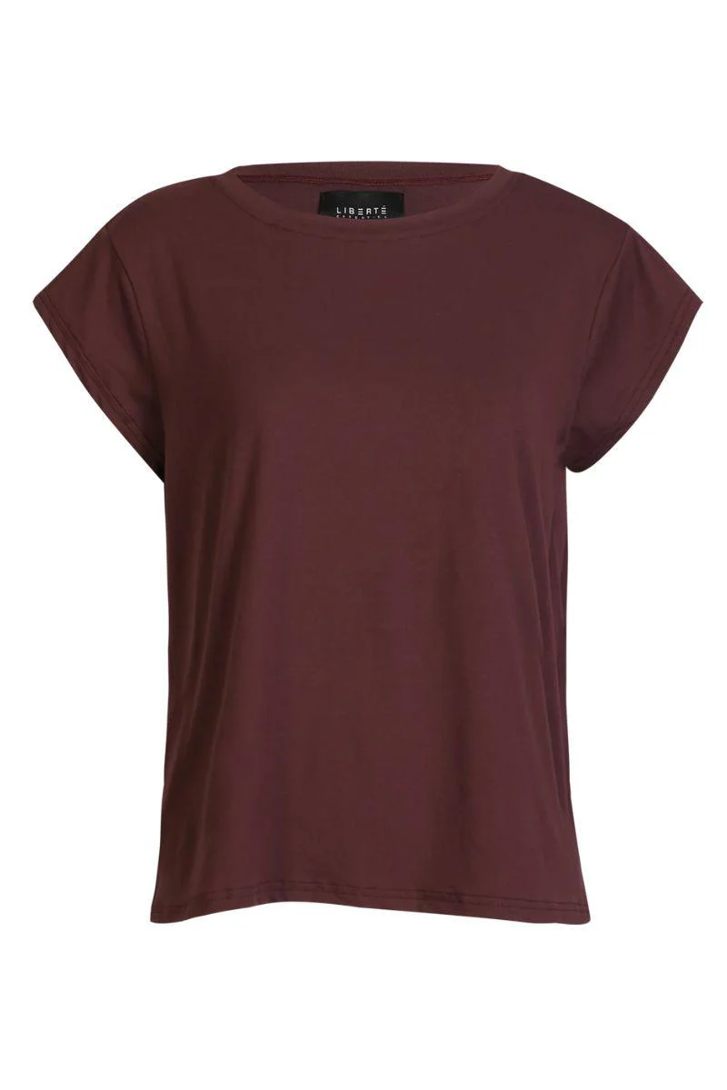 Alma U Tshirt | Bordeaux | TShirt fra Liberté