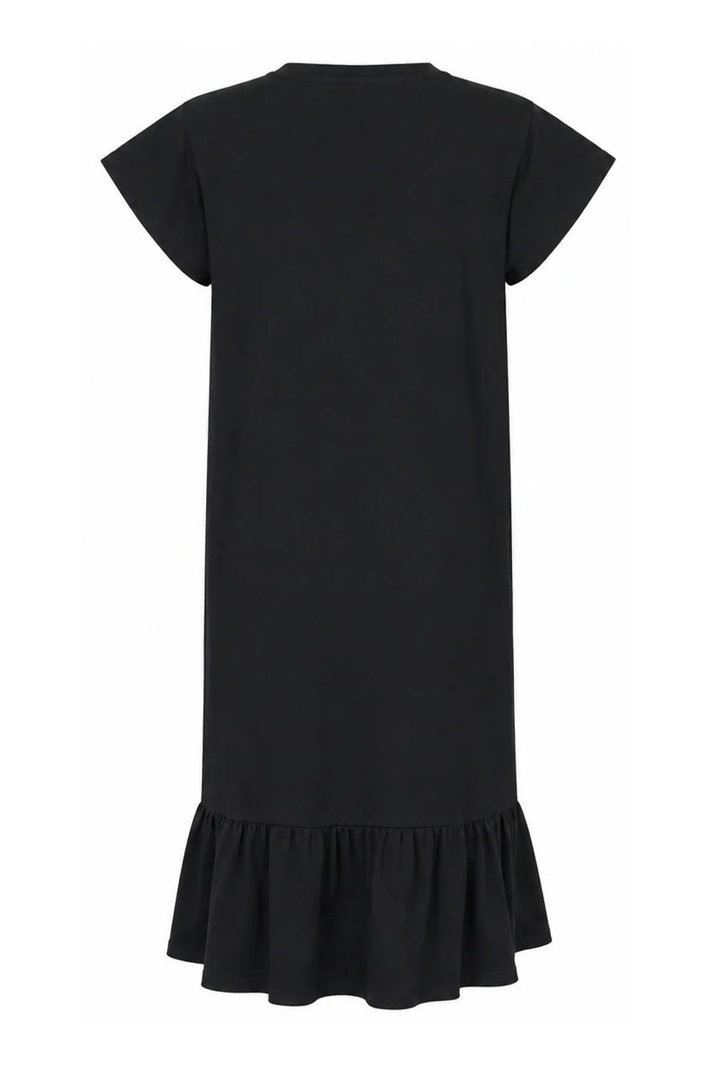 Alma U Tshirt Frill Dress | Black | Kjole fra Liberté - Image 4