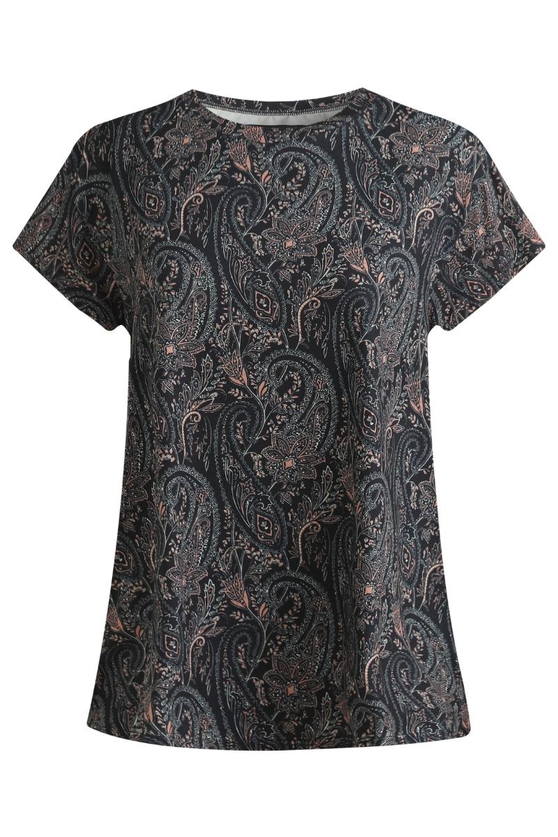 Alma U Tshirt | Night Sky Paisley | TShirt fra Liberté - Image 2