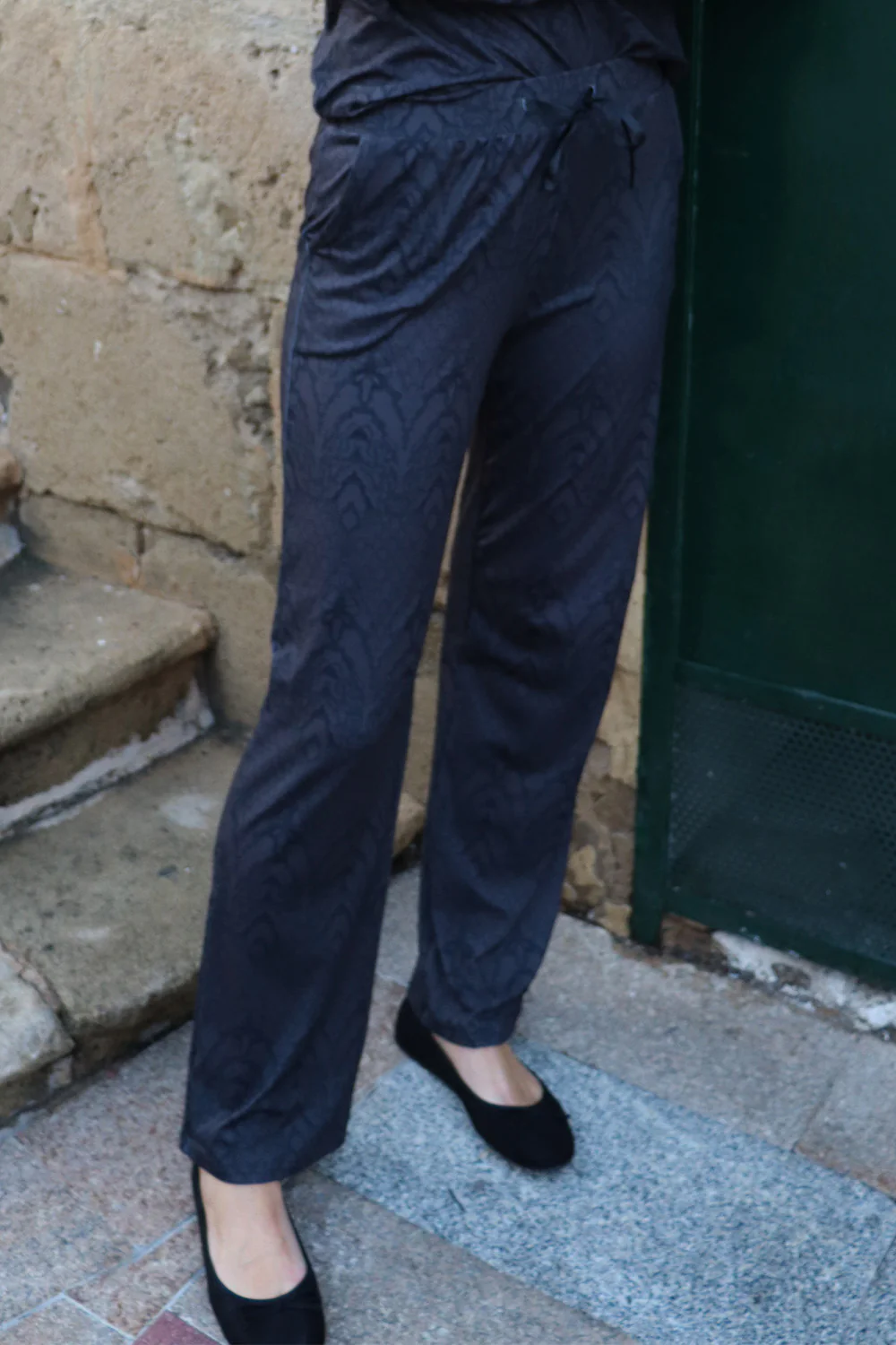 Alma Wide Pants | Dark Grey Lala | Bukser fra Liberté - Image 5