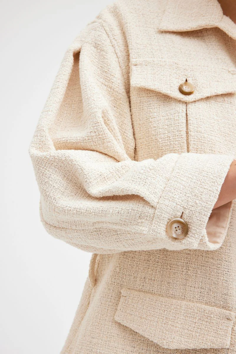 Amali Casual jacket 52303 | Creamy Beige | Jakke fra Gustav - Image 8