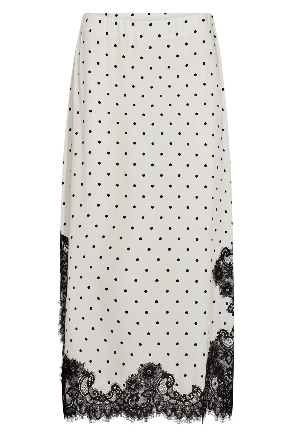 Amelicc Dot Lace Skirt | Off White | Nederdel fra Co'Couture - Image 2