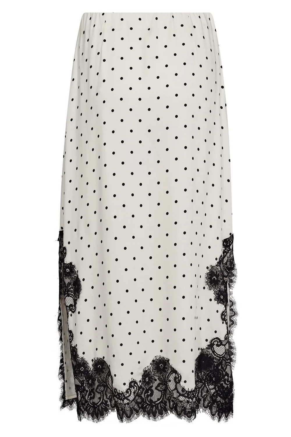 Amelicc Dot Lace Skirt | Off White | Nederdel fra Co'Couture - Image 5