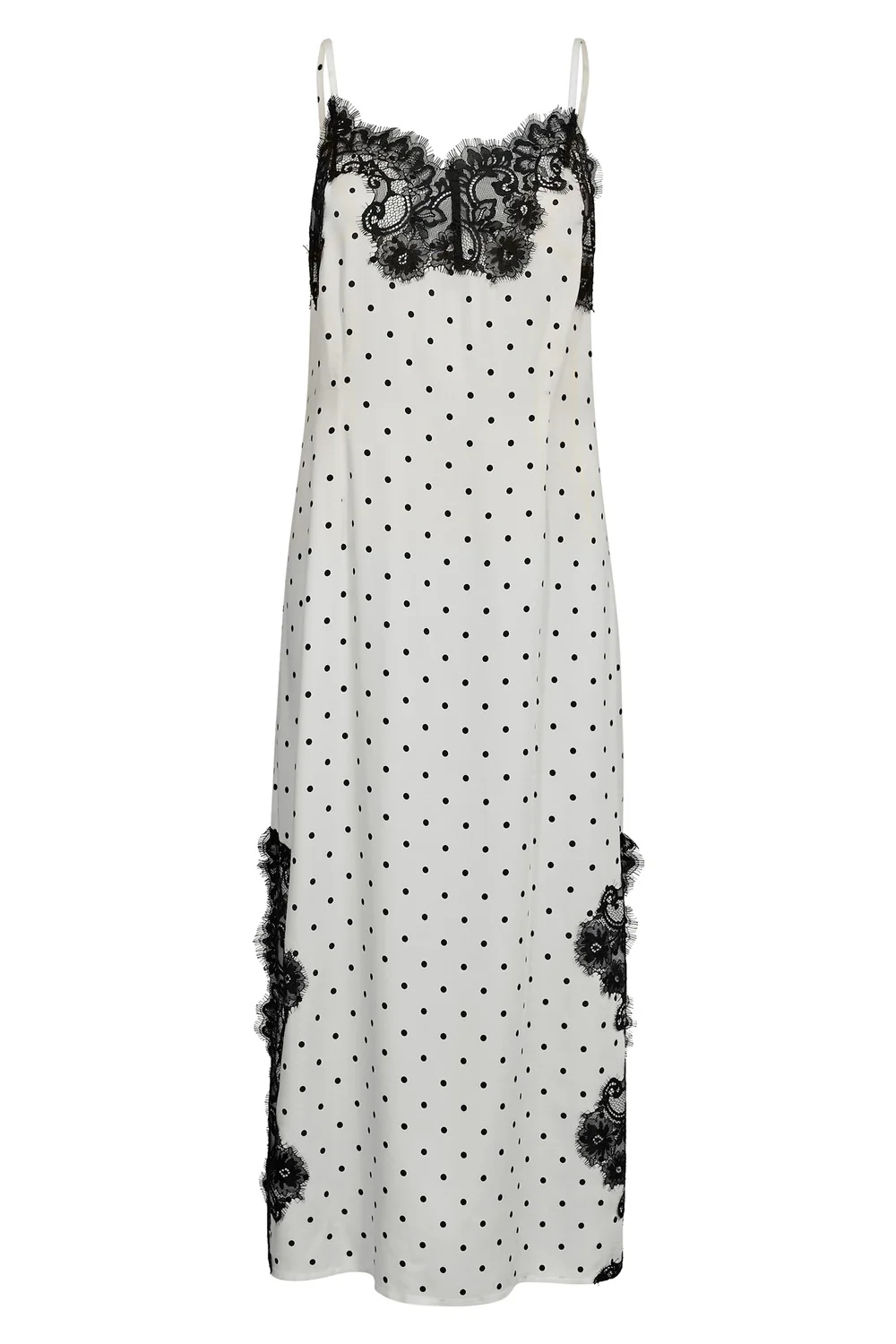 Amelicc Dot Lace Strap Dress | Off White | Kjole fra Co'Couture - Image 2
