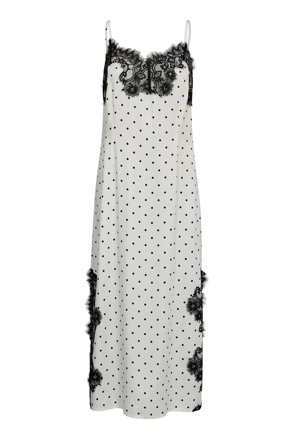 Amelicc Dot Lace Strap Dress | Off White | Kjole fra Co'Couture - Image 4
