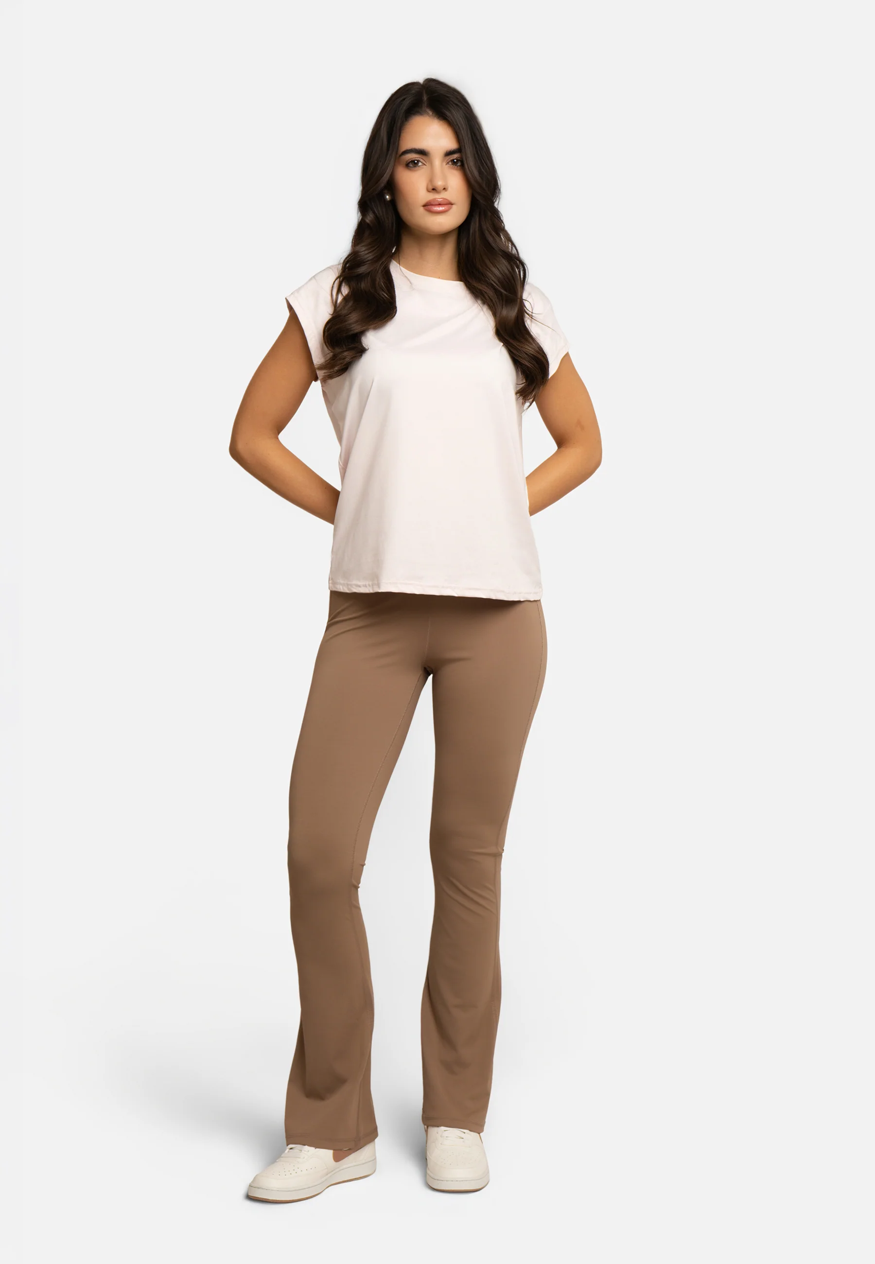 Amy Flair Workout Pants | Golden Sand - Image 5