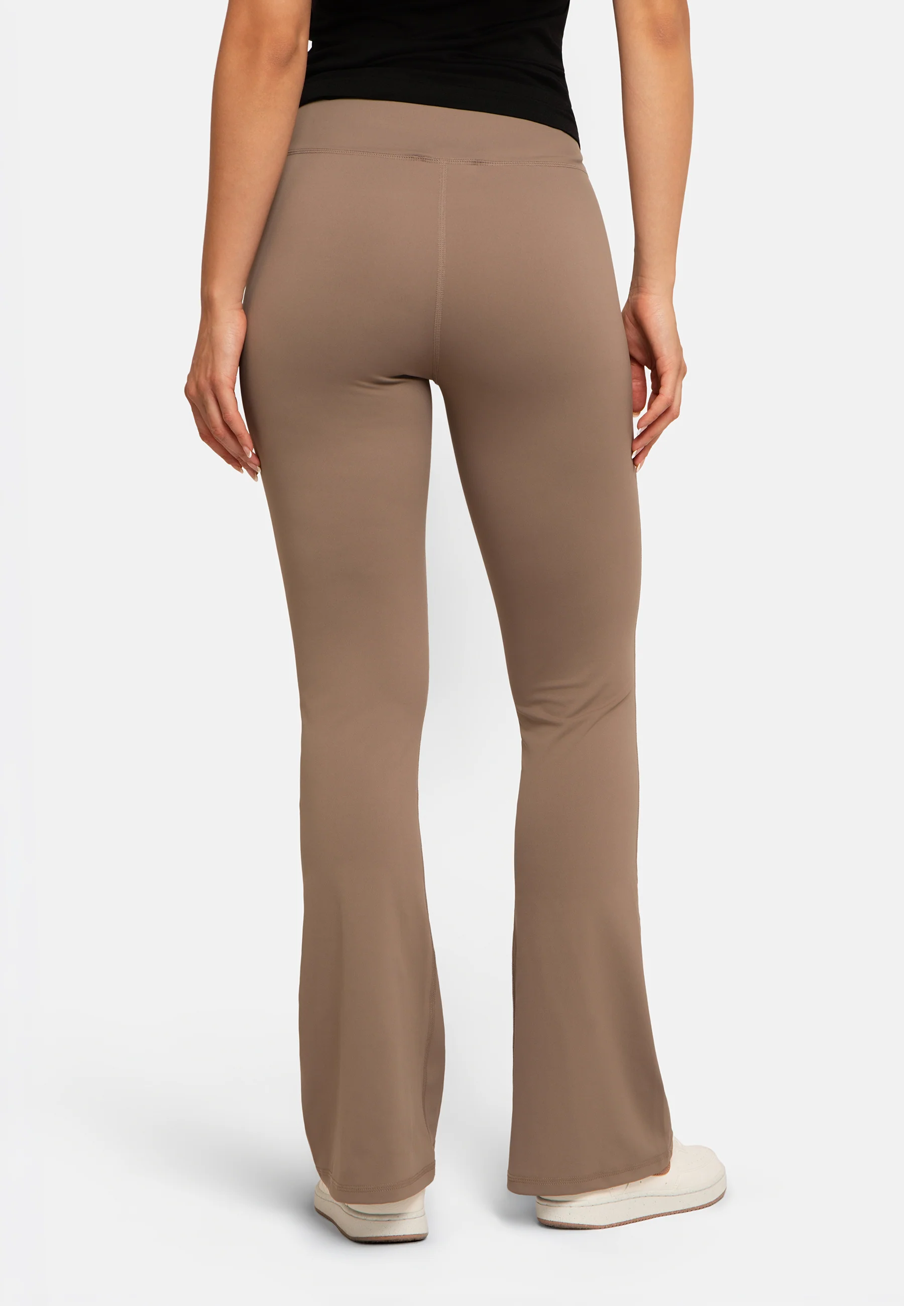 Amy Flair Workout Pants | Stone Grey - Image 9